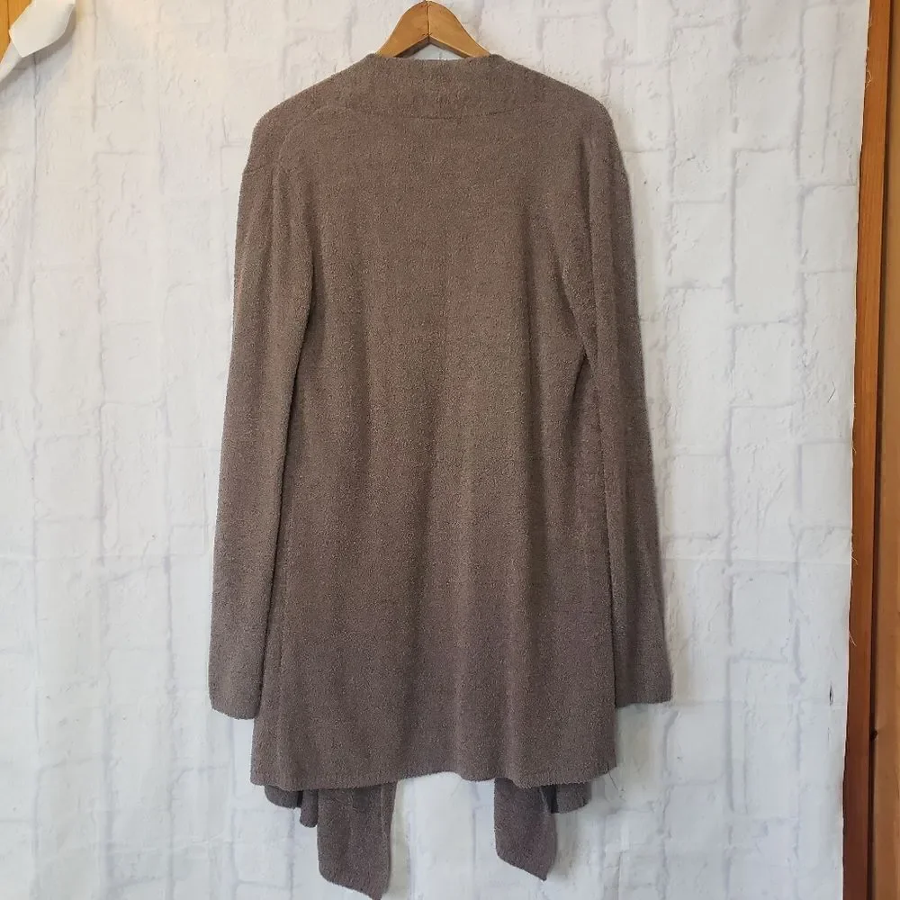 BAREFOOT DREAMS Cozy Chic Lite Open Front Cardigan Sweater S/M